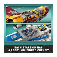 LEGO Star Wars Ahsoka New Republic E-Wing vs. Shin Hati’s Starfighter 1056 PCS