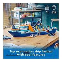 LEGO City Arctic Explorer Ship Building Toy Set 815 Pcs