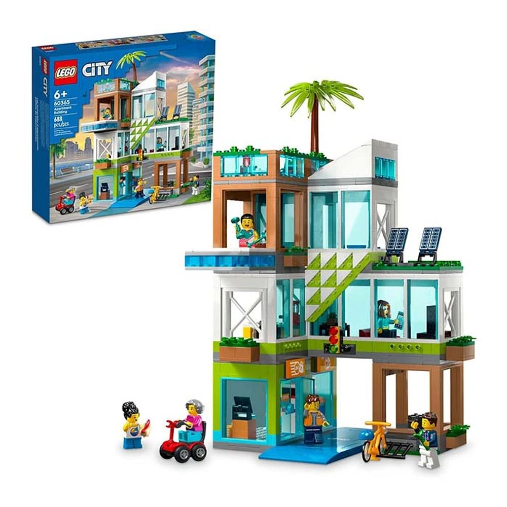 LEGO City Apartment Building 688 Pieces