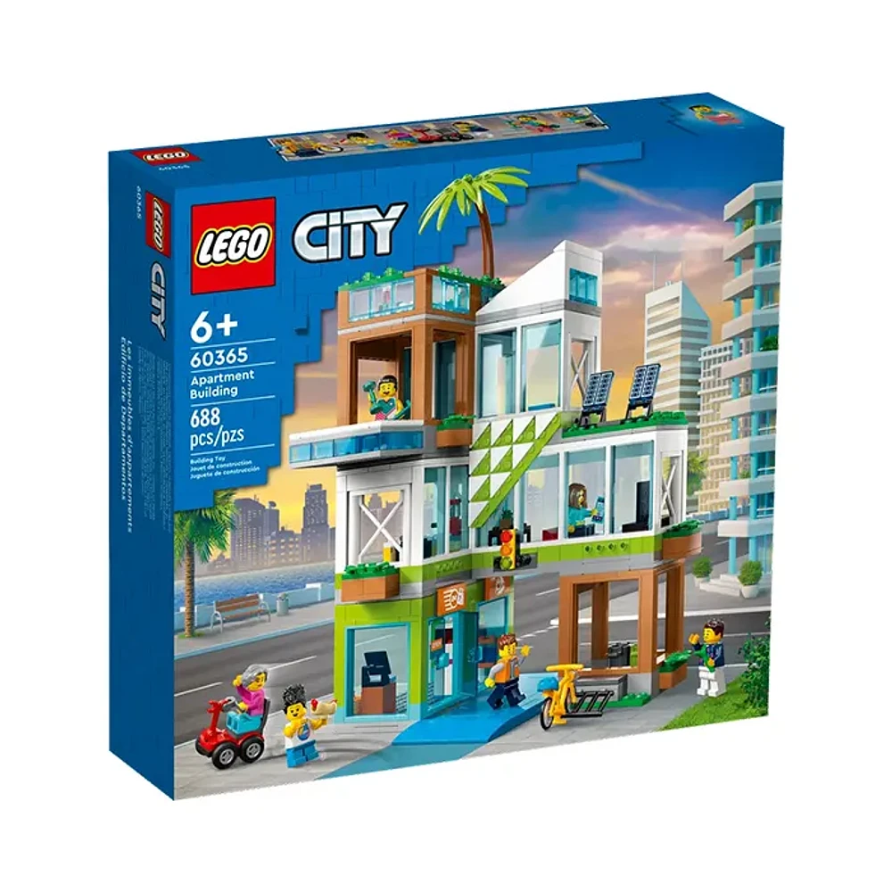 LEGO City Apartment Building 688 Pieces