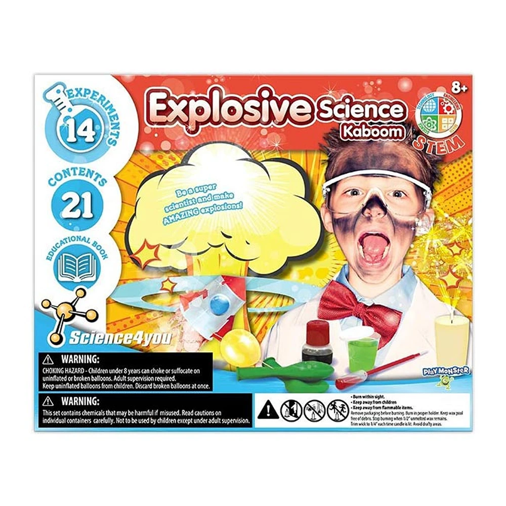 PlayMonster Science4you Kaboom Explosive Science STEM