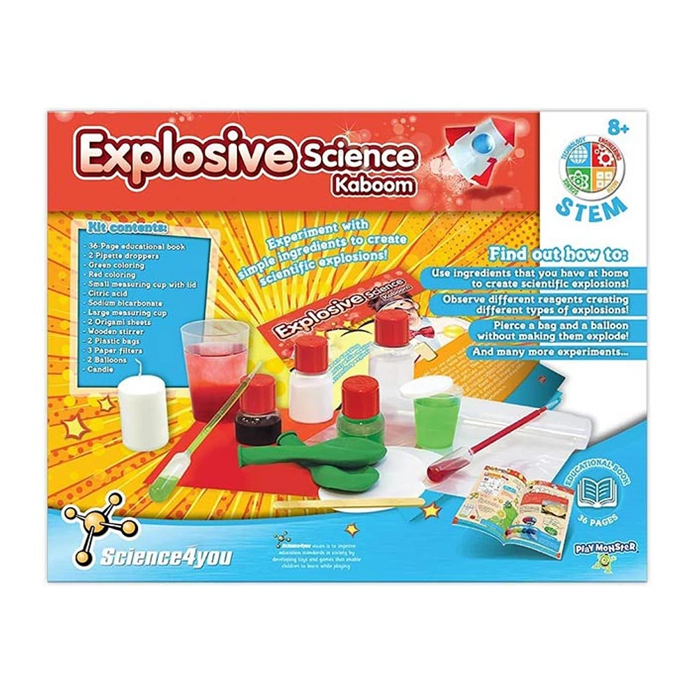 PlayMonster Science4you Kaboom Explosive Science STEM