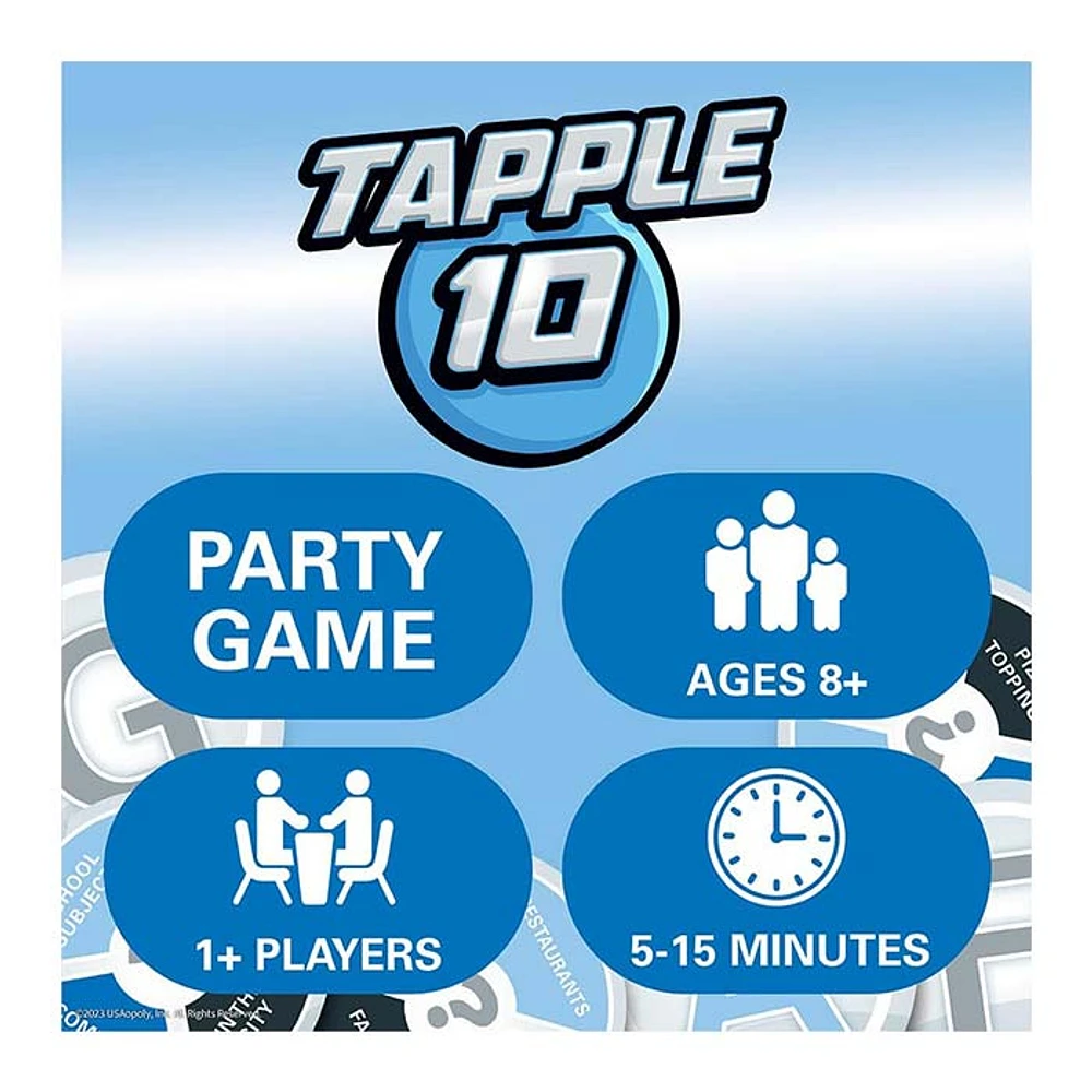 Tapple 10 Usaopoly Games Featuring 10 Games in 1