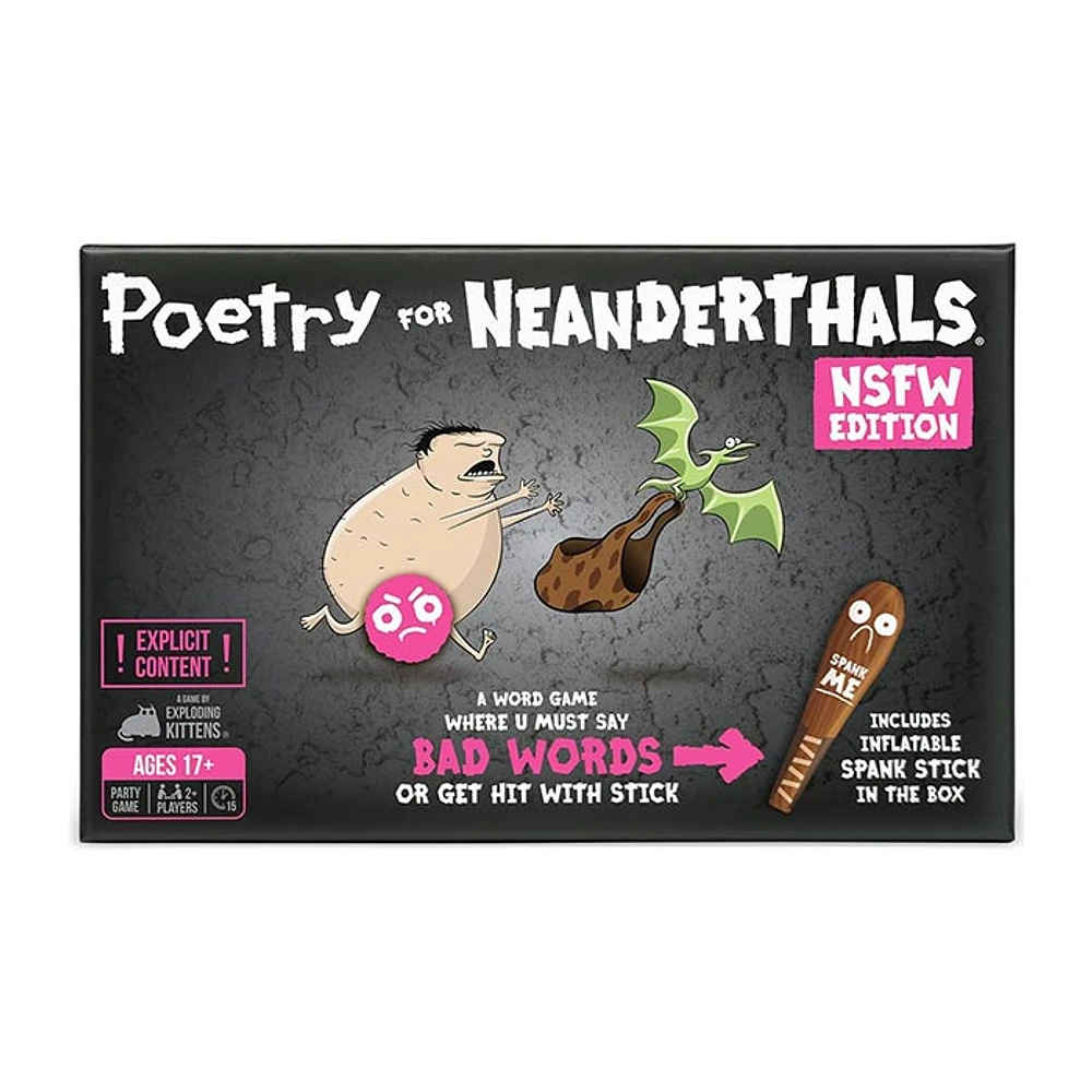 Exploding Kittens Poetry for Neanderthals NSFW Edition