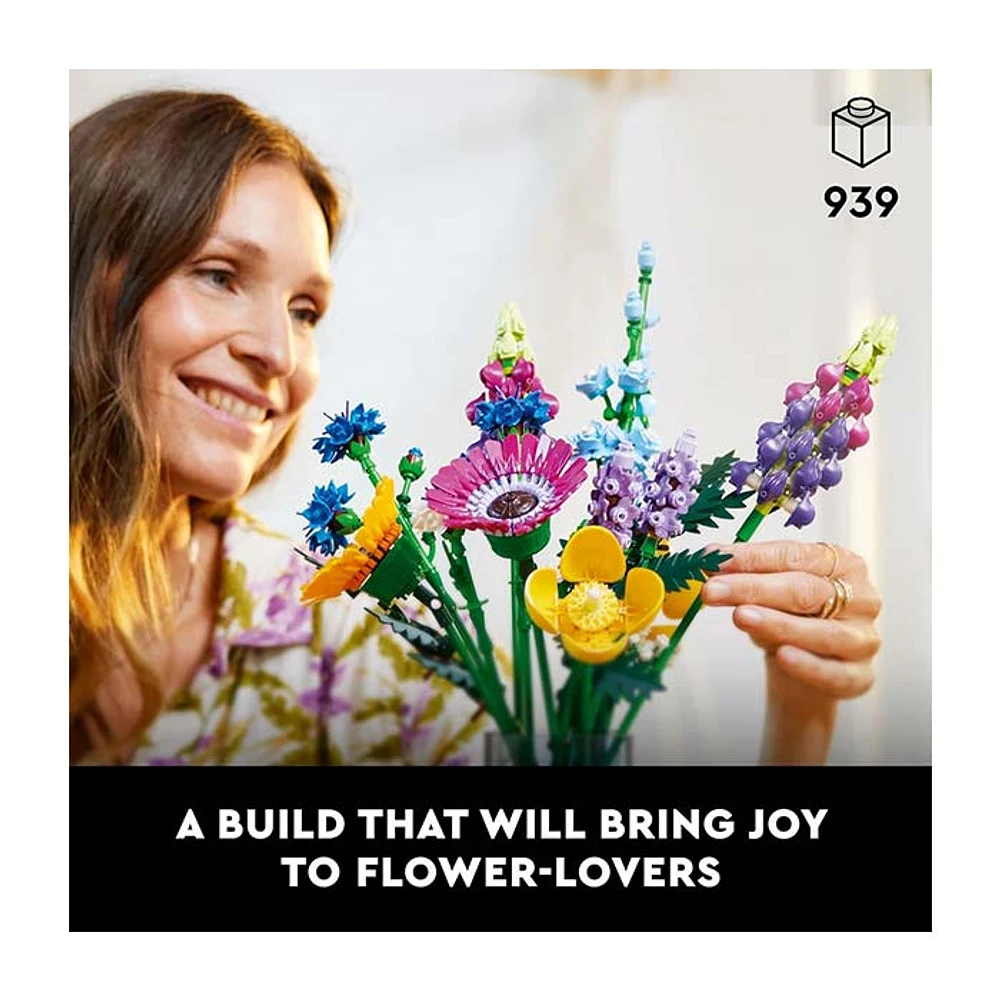 LEGO Icons Wildflower Bouquet 10313 Pcs