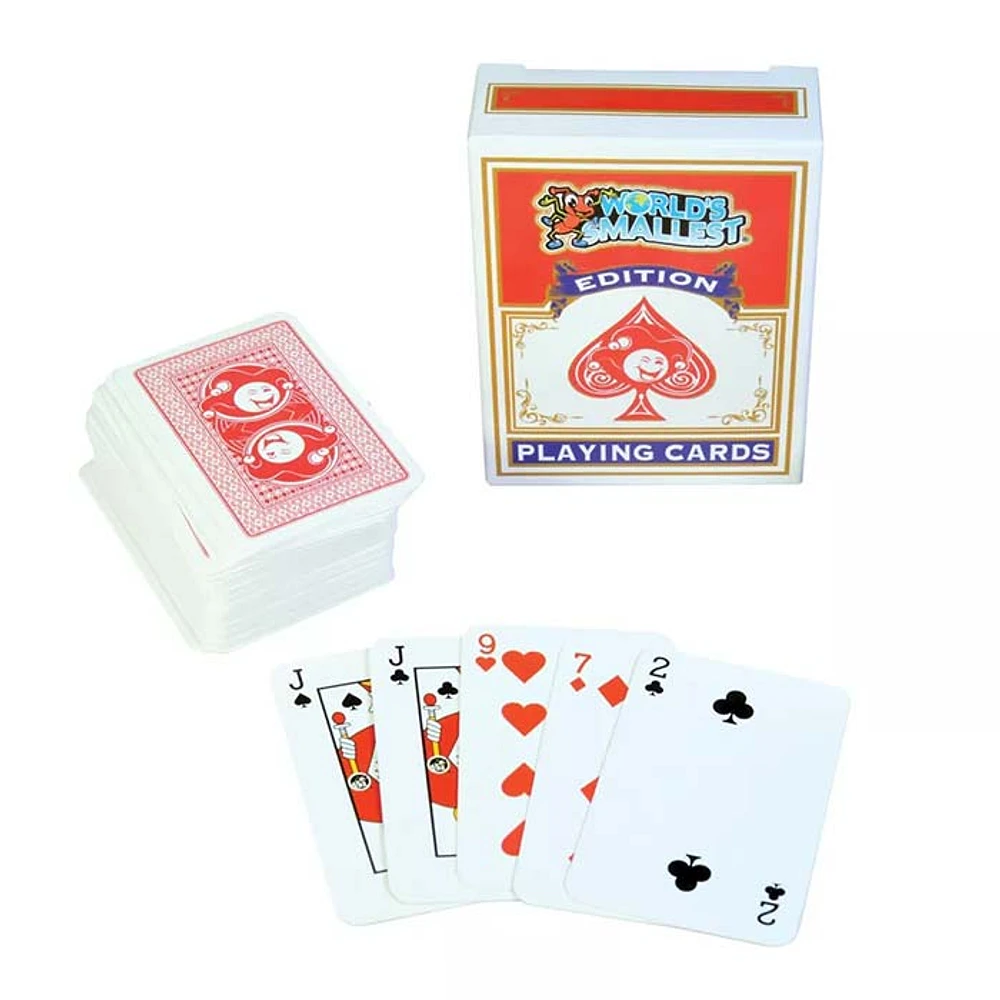 World’s Smallest Playing Cards