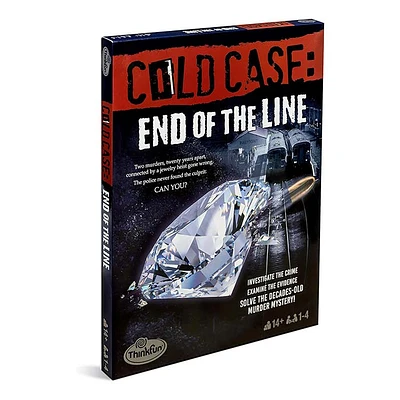 Think Fun Cold Case End of The Line A Murder Mystery Game