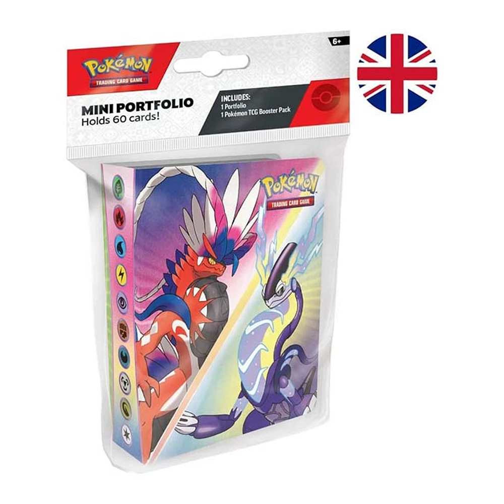 Pokemon TCG Scarlet & Violet Mini Portfolio Binder 1 Booster Pack Sealed