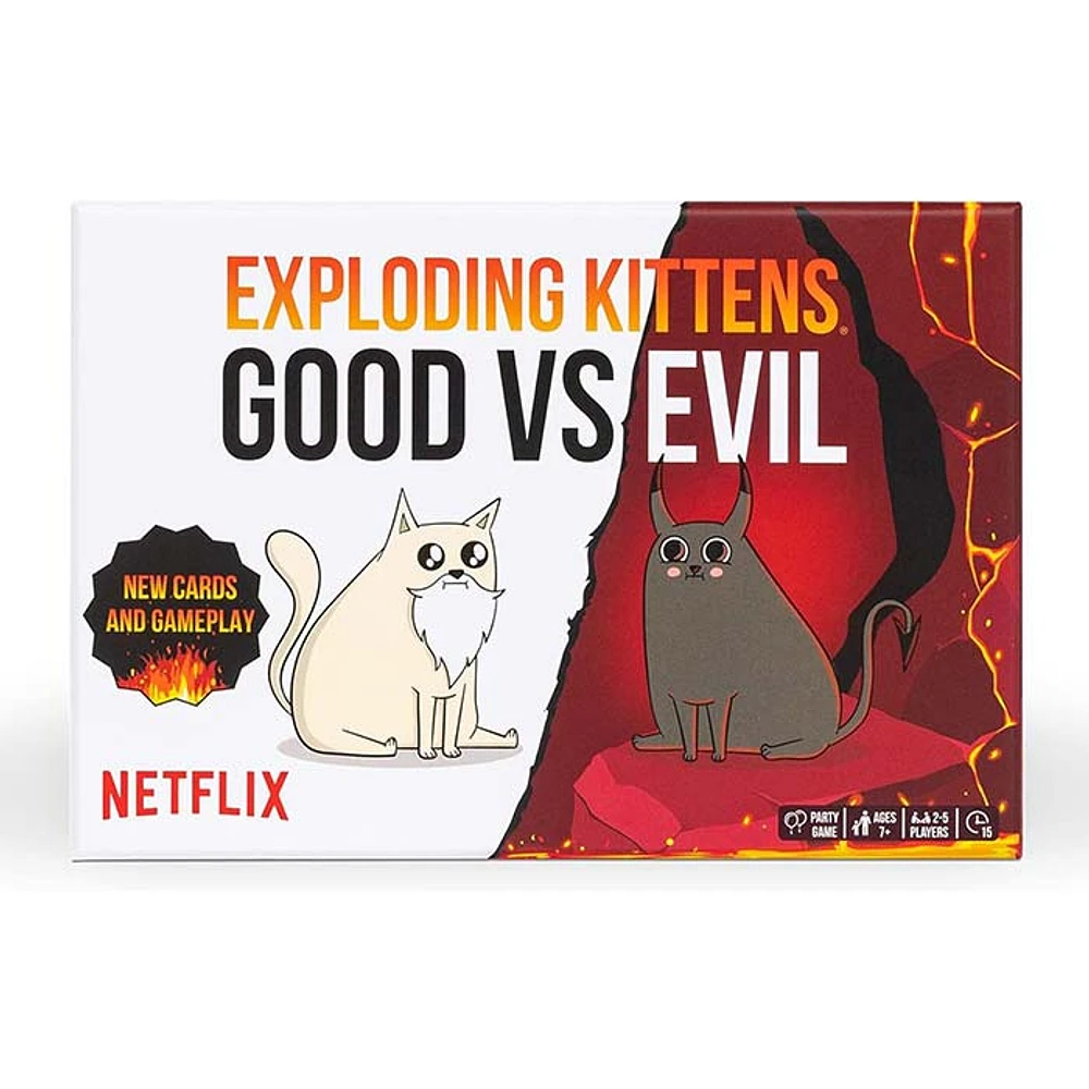 Exploding Kittens Good vs. Evil Inspired by Netflix Series