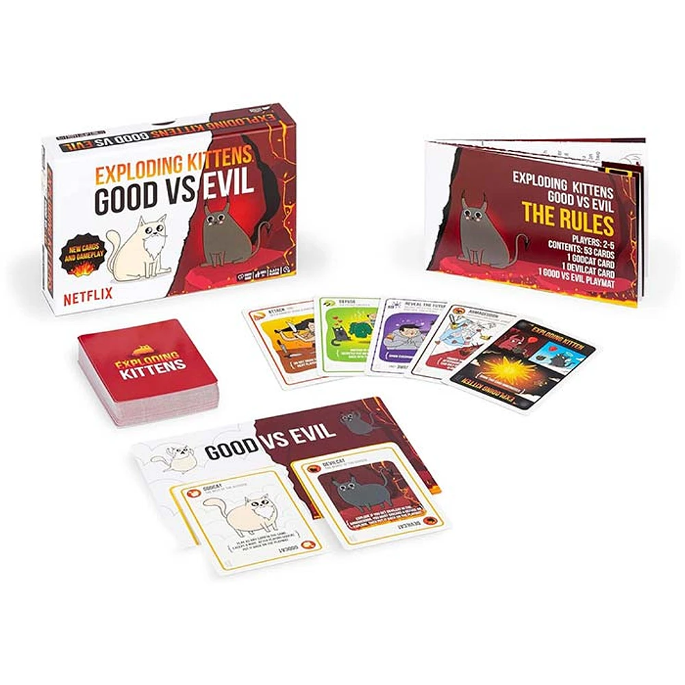 Exploding Kittens Good vs. Evil Inspired by Netflix Series