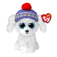 Ty Beanie Boos Sleighbell Dog White Reg