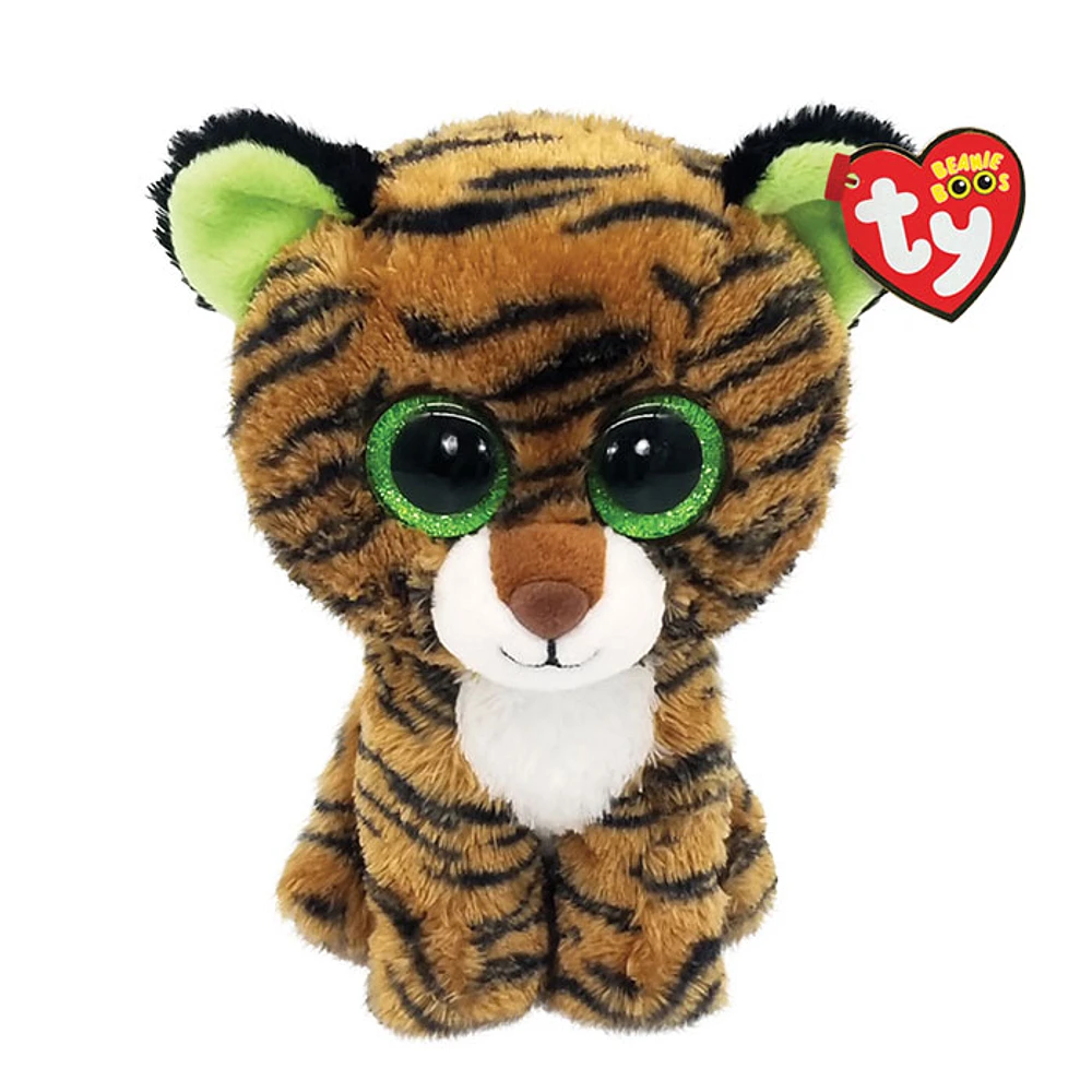 TY Beanie Boo Tiggy Brown Striped Tiger