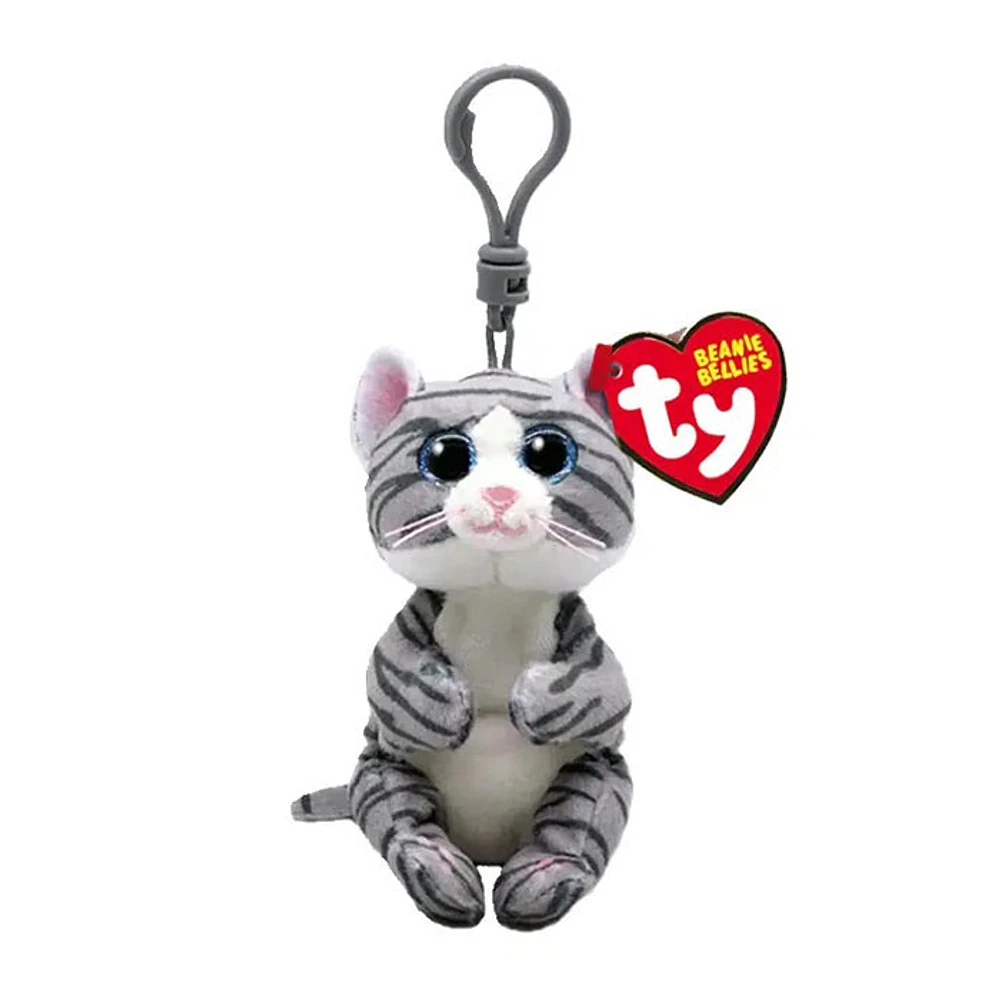 Mitzi Grey Tabby Cat Beanie Bellies Clip