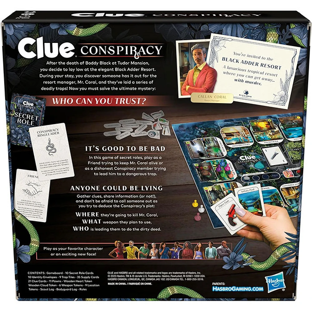 Clue Conspiracy Board Game