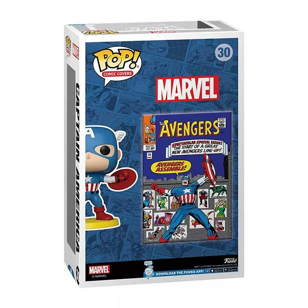 Funko Pop! Comic Covers Marvel Avengers Captain America Target Exclusive