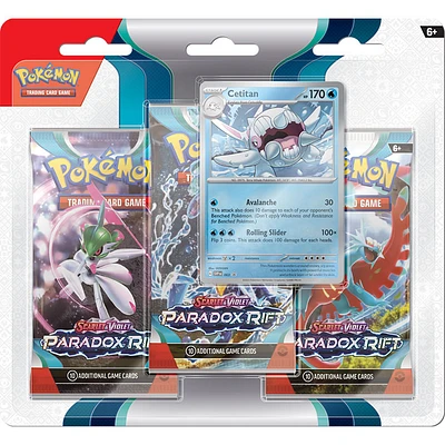 Pokemon SV4 Paradox Rift 3pk Blister