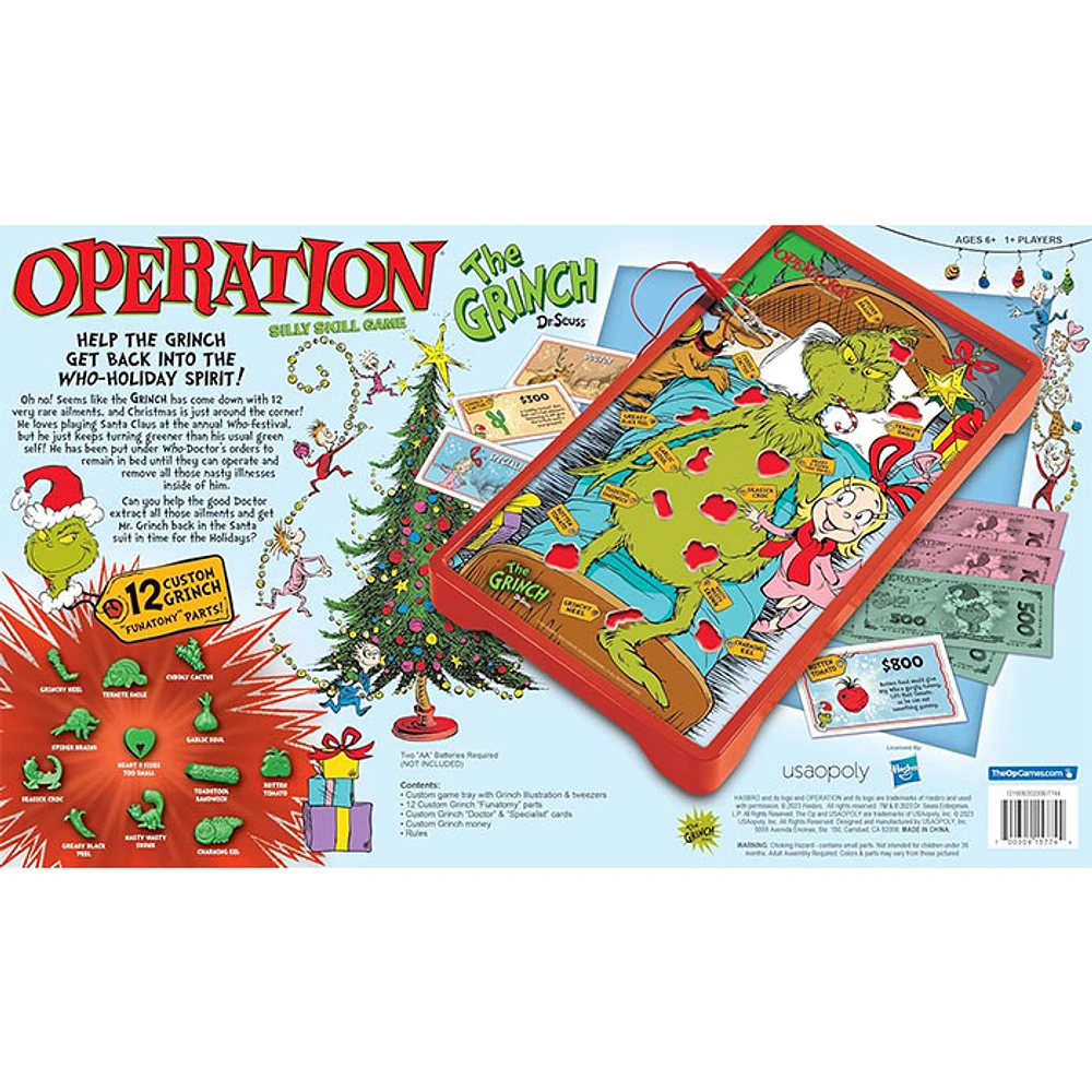 Operation The Grinch Board Game