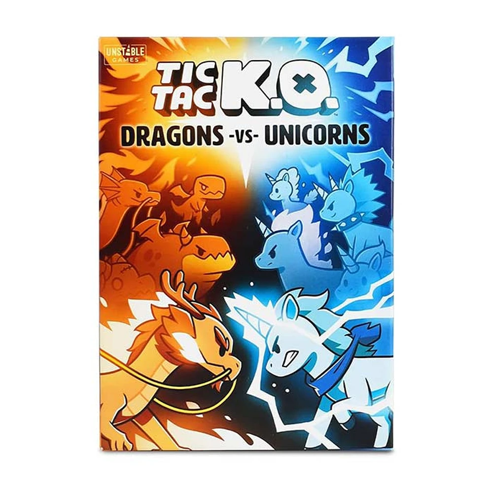 Tic Tac K.O. Dragons vs Unicorns by Unstable Games