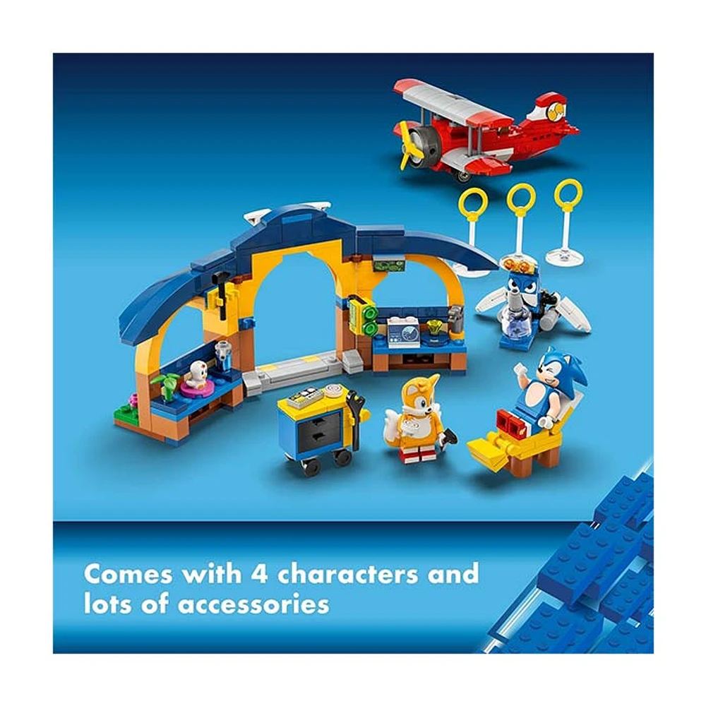 LEGO Sonic The Hedgehog Tails Workshop and Tornado Plane 376 Pcs