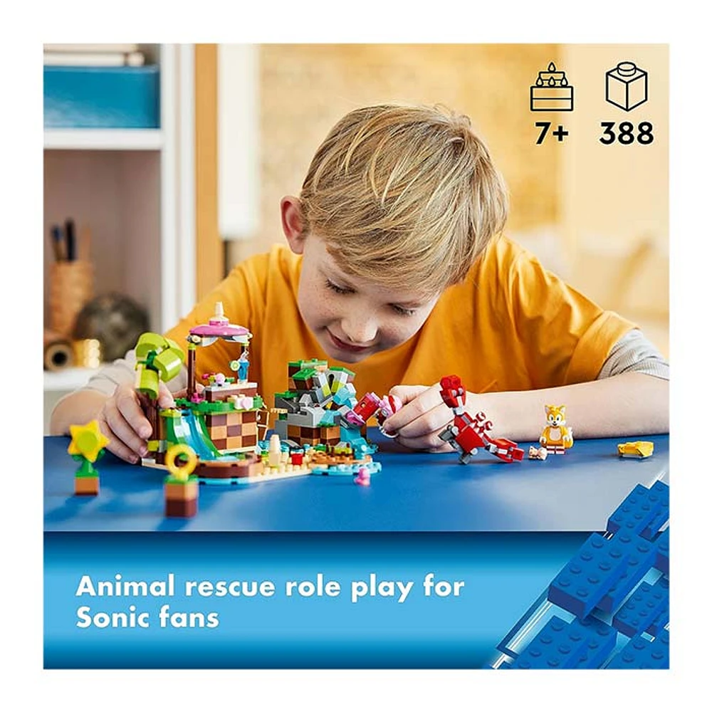 LEGO Sonic The Hedgehog Amy’s Animal Rescue Island 388 Pcs