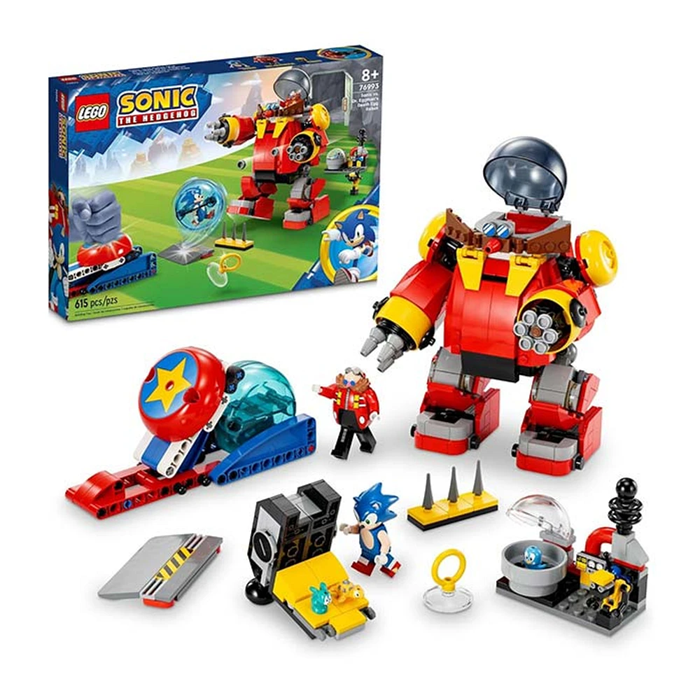 LEGO Sonic The Hedgehog Sonic Vs. Dr. Eggman’s Death Egg Robot 615 Pcs