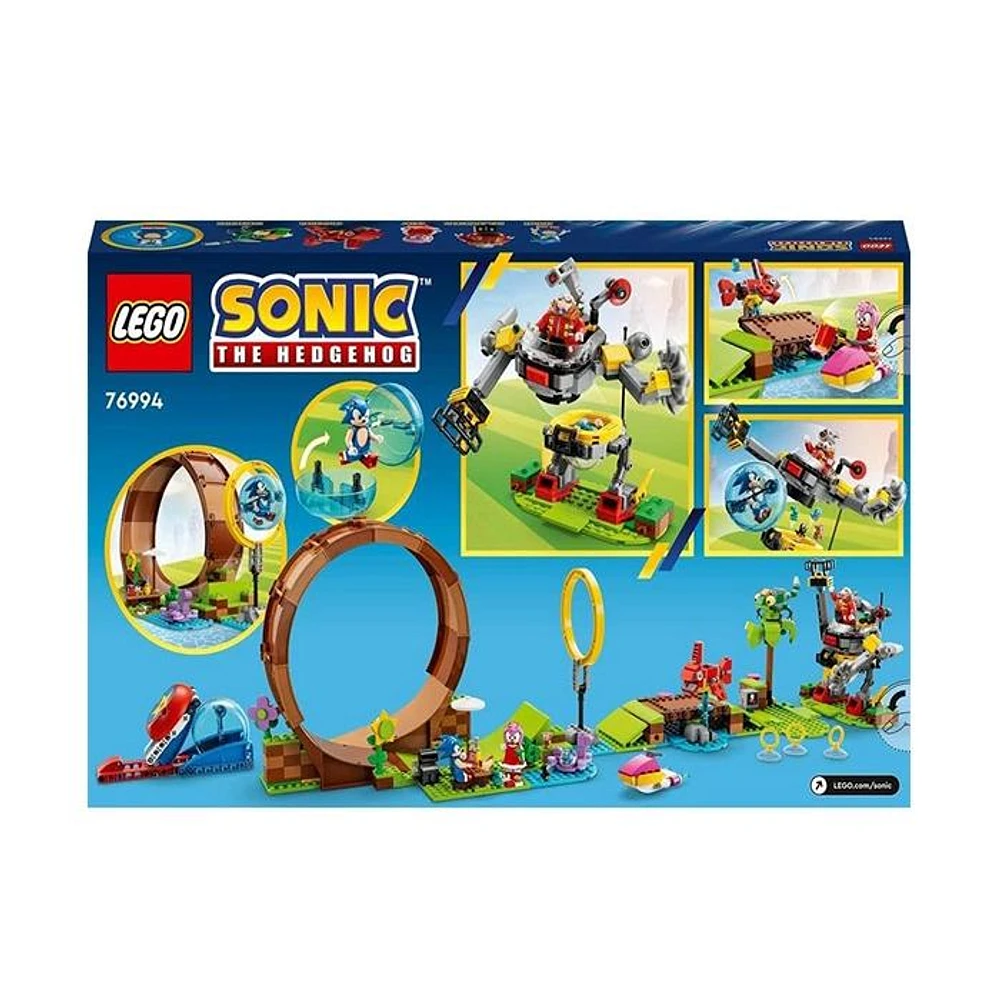 LEGO Sonic The Hedgehog Sonic’s Green Hill Zone Loop Challenge 802 Pcs