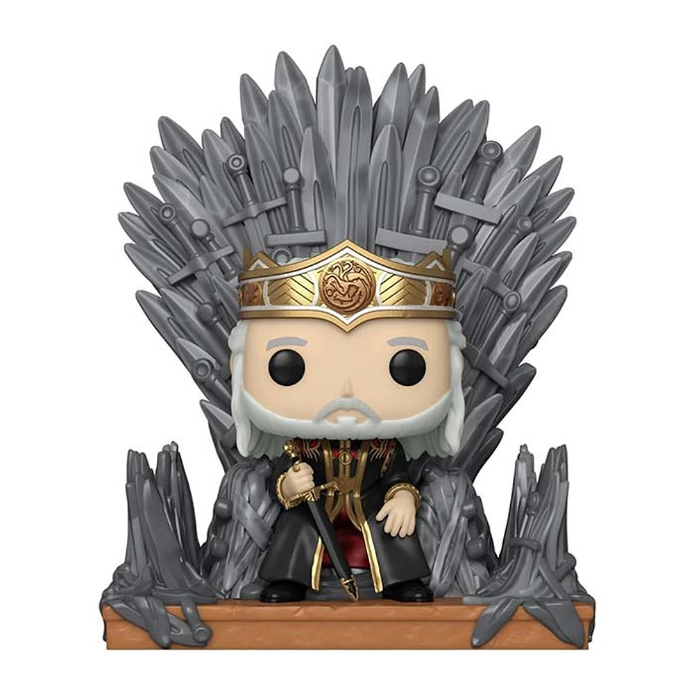 Funko Pop! Deluxe House of The Dragon Viserys on The Iron Throne