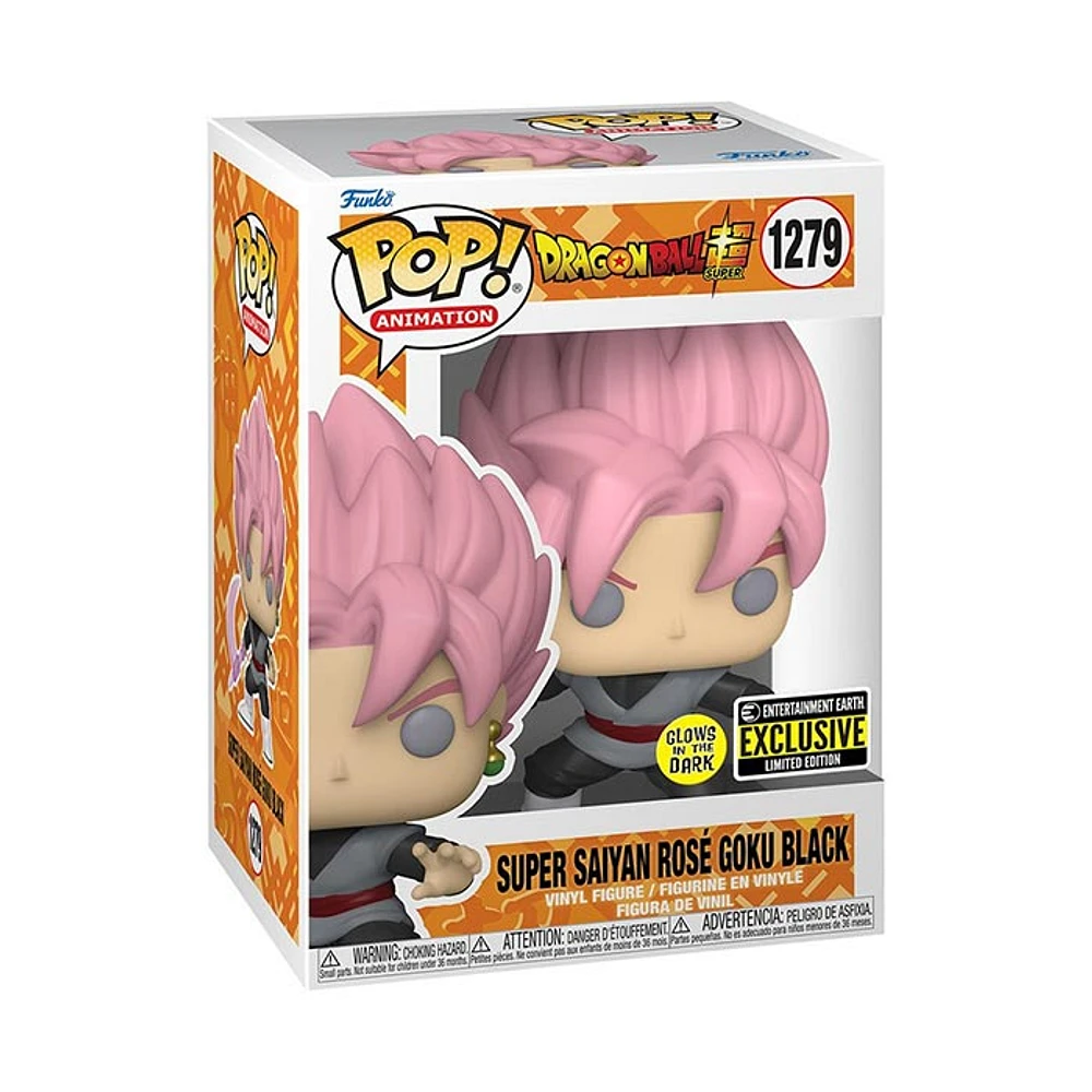 Funko Pop! Animation Dragon Ball Super Saiyan Rose Goku Black Glow-in-the-Dark