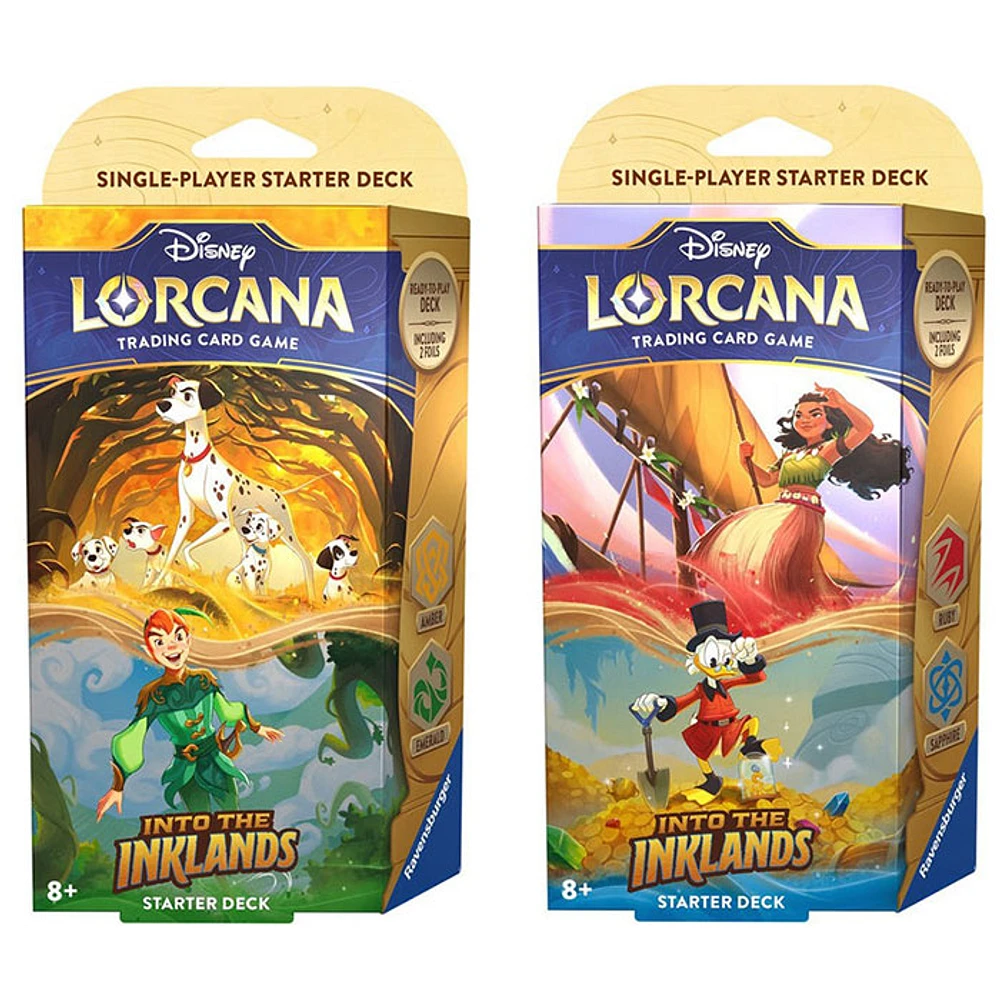 Lorcana TCG: Into The Inklands Starter Deck Assorted