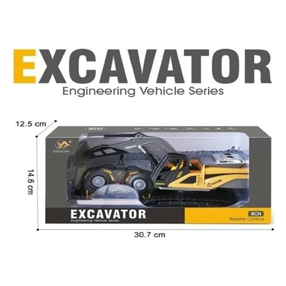 Remote Control R/C Die-Cast Excavator Engineering Vehicle Series