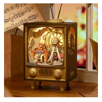 Rolife Sunset Carnival DIY Music Box 3D Wooden Puzzle