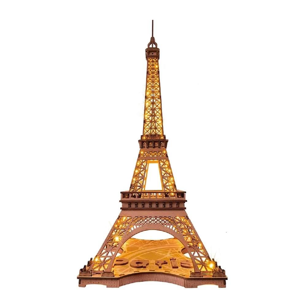 Rolife Night of The Eifel Tower 3D Wooden Puzzle