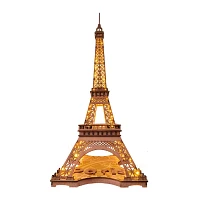 Rolife Night of The Eifel Tower 3D Wooden Puzzle