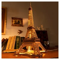 Rolife Night of The Eifel Tower 3D Wooden Puzzle