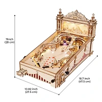 ROKR 3D Pinball Machine 3D Wooden Puzzle