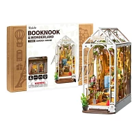 Rolife Holiday Garden House DIY Book Nook Shelf Insert