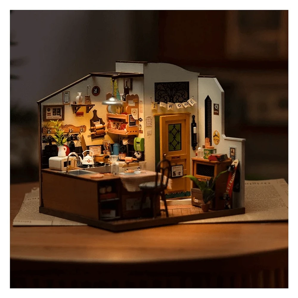 Rolife Cozy Kitchen DIY Miniature House Kit