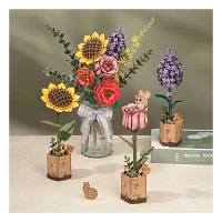 ROKR Rowood Sunflower DIY 3D Wooden puzzle