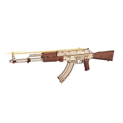 ROKR AK-47 Assault Rifle Gun Toy 3D Wooden Puzzle