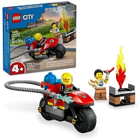 LEGO City Fire Rescue Motorcycle Firefighter Toy Playset