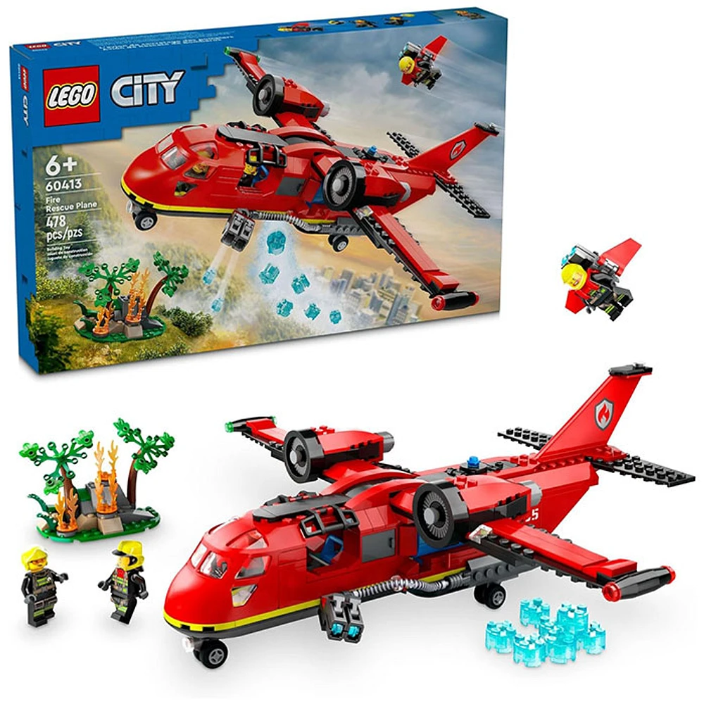 LEGO City Fire Rescue Plane Toy