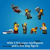 LEGO City Fire Station with Fire Truck Toy