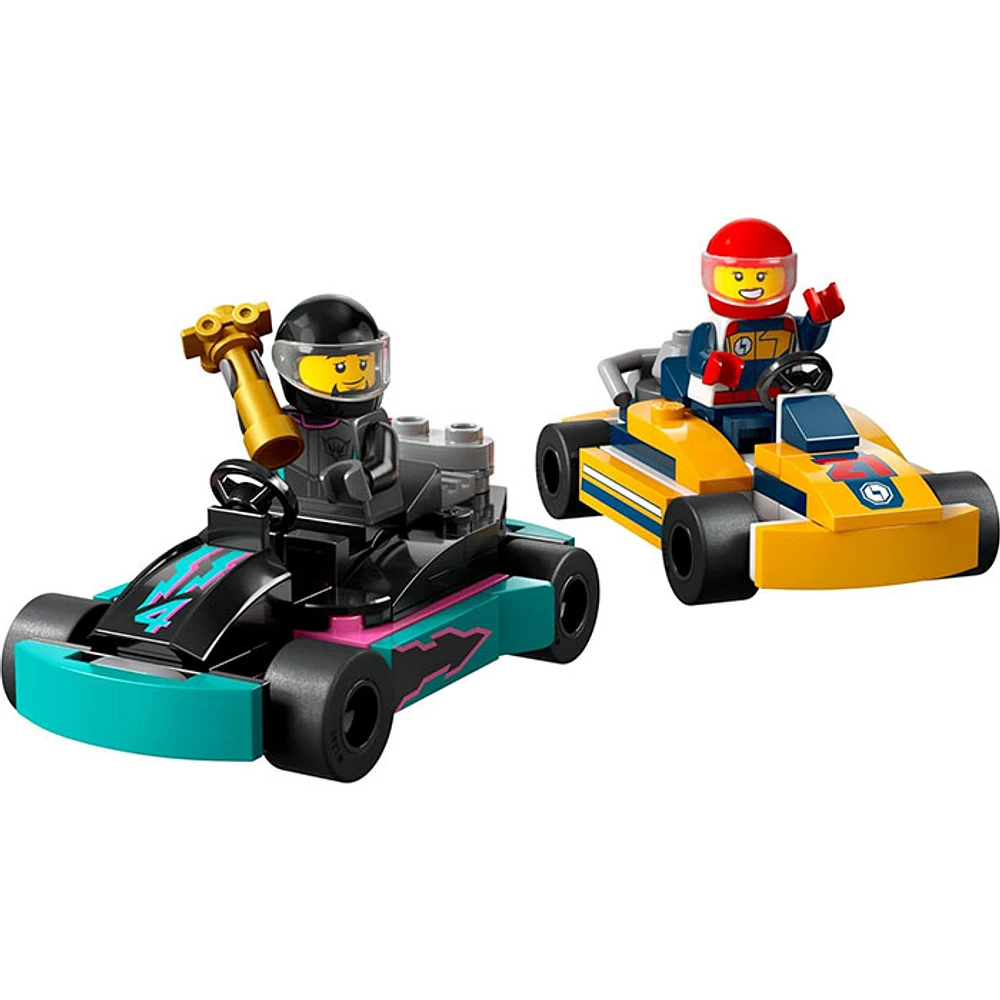 LEGO City Go Karts and Race Drivers Toy Playset