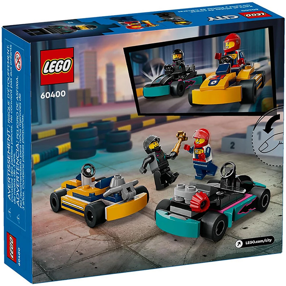 LEGO City Go Karts and Race Drivers Toy Playset