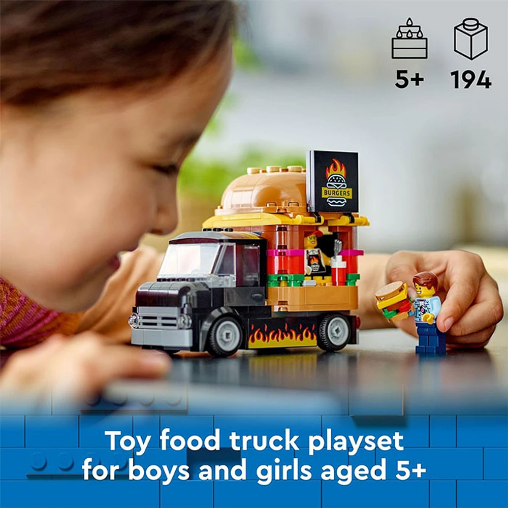 LEGO City Burger Truck Toy Building Set