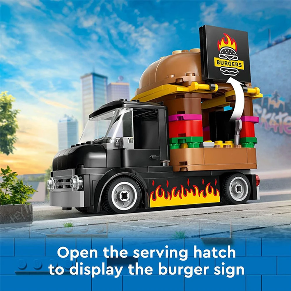 LEGO City Burger Truck Toy Building Set