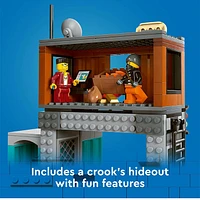 LEGO City Police Speedboat and Crooks Hideout Boat Toy