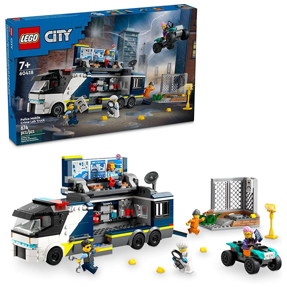 LEGO City Police Mobile Crime Lab Truck Toy