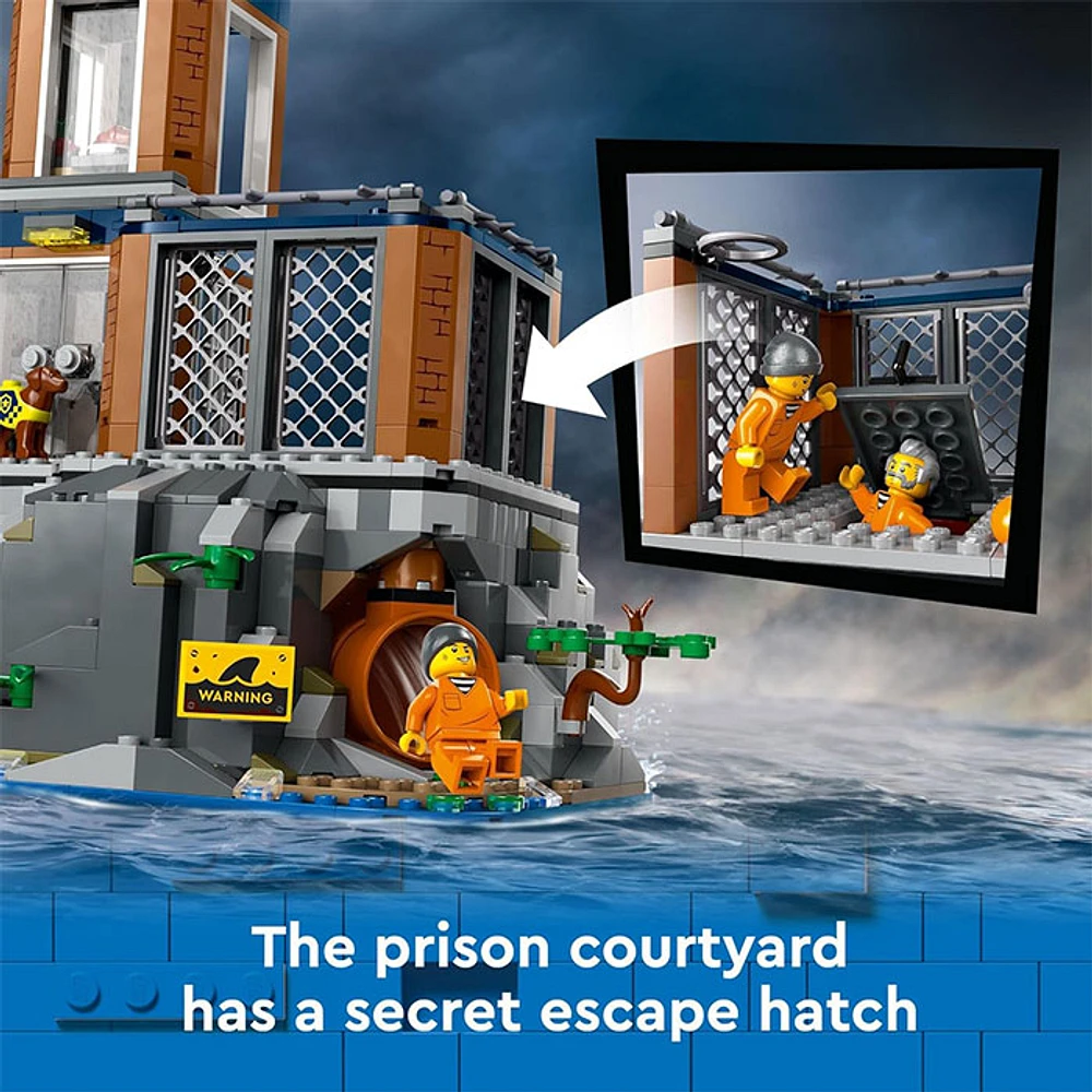 LEGO City Police Prison Island Toy Building Set