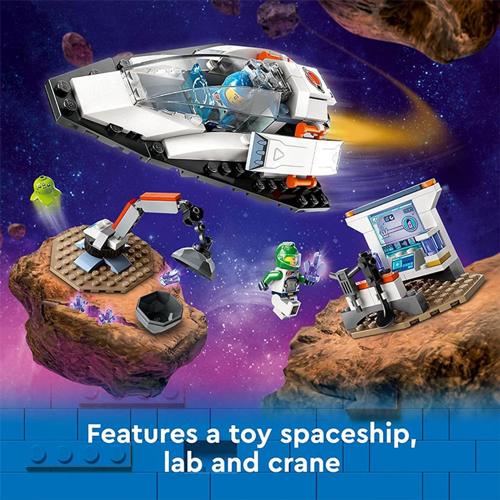 LEGO City Spaceship and Asteroid Discovery Toy Building Set